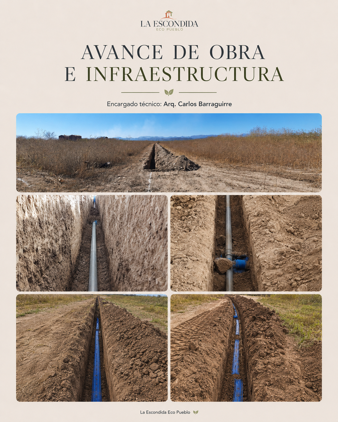 Avances de obra e infraestructura